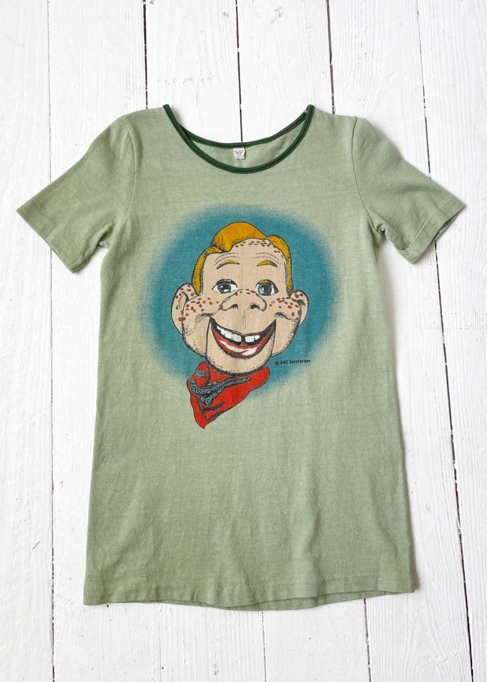 Vintage 1960s Howdy Doody NBC Ringer T-Shirt - image 1