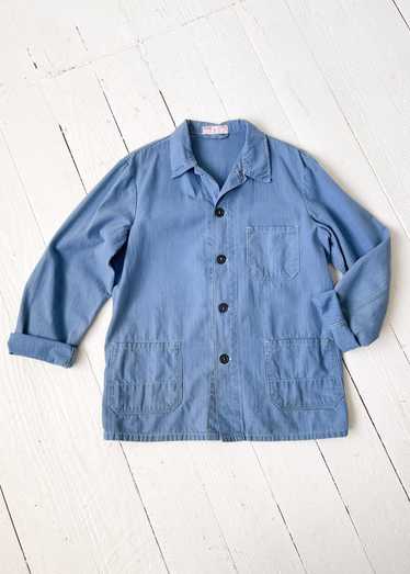 Vintage European Light Blue Workwear Jacket