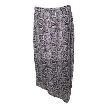 All Saints Silk mid-length skirt