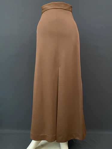 70s Ego Chicago Brown Maxi Skirt