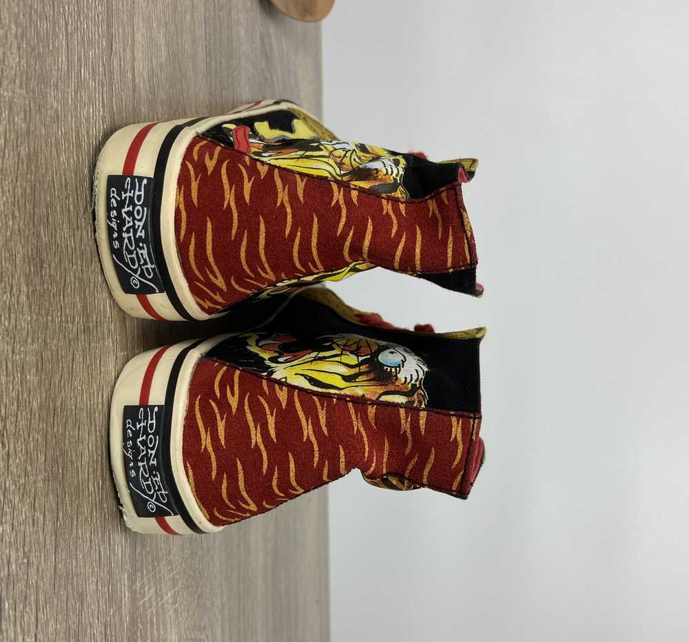 Ed Hardy × Streetwear Y2K Rare Ed Hardy High Top … - image 5