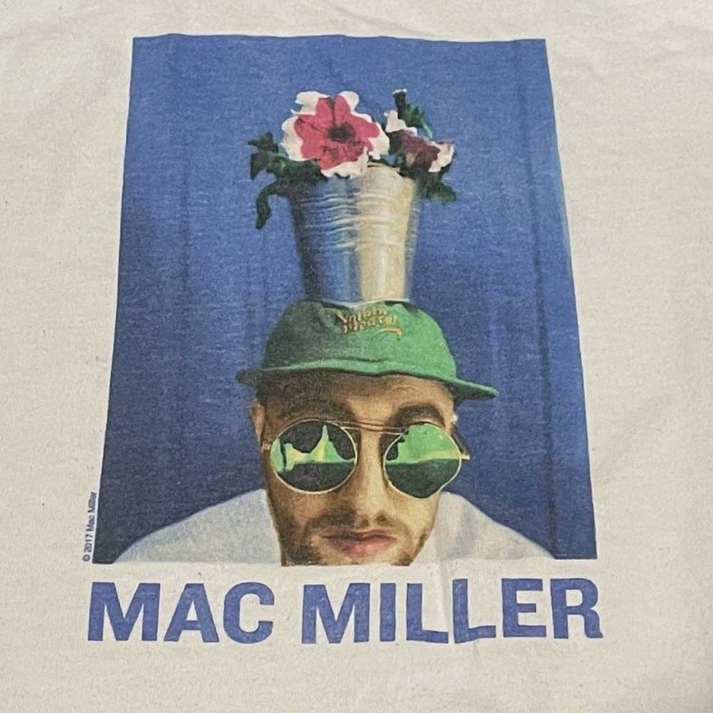 Band Tees × Mac Miller × Rap Tees Rare Mac Miller… - image 2