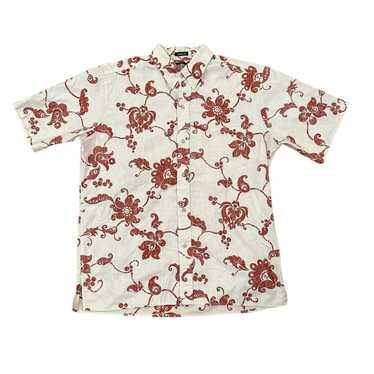 Reyn Spooner Reyn Spooner Aloha Shirt, Red Design… - image 1