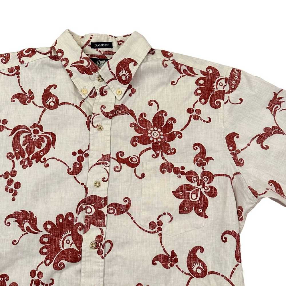 Reyn Spooner Reyn Spooner Aloha Shirt, Red Design… - image 2
