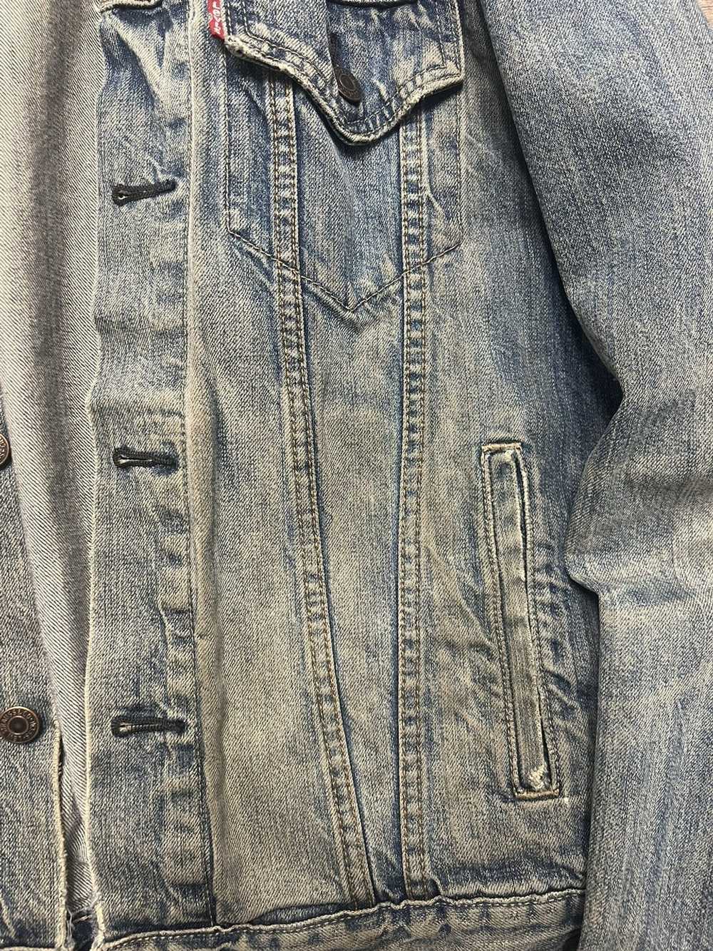 Levi's levi’s washed blue jean denim jacket - image 3
