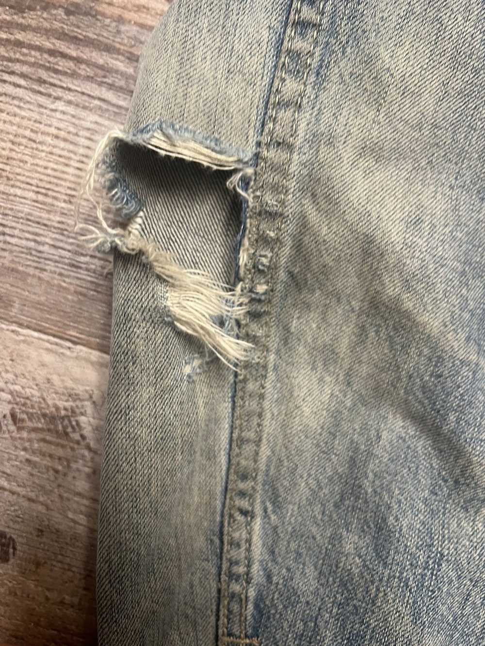 Levi's levi’s washed blue jean denim jacket - image 4