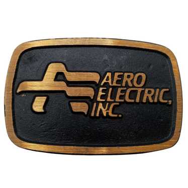 Vintage Aero Electric Inc Belt Buckle Vintage Wic… - image 1