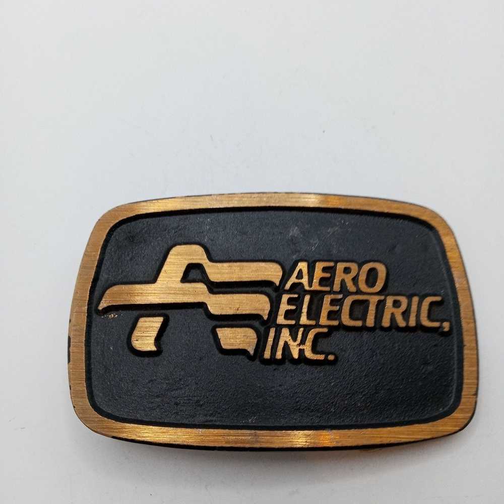 Vintage Aero Electric Inc Belt Buckle Vintage Wic… - image 6