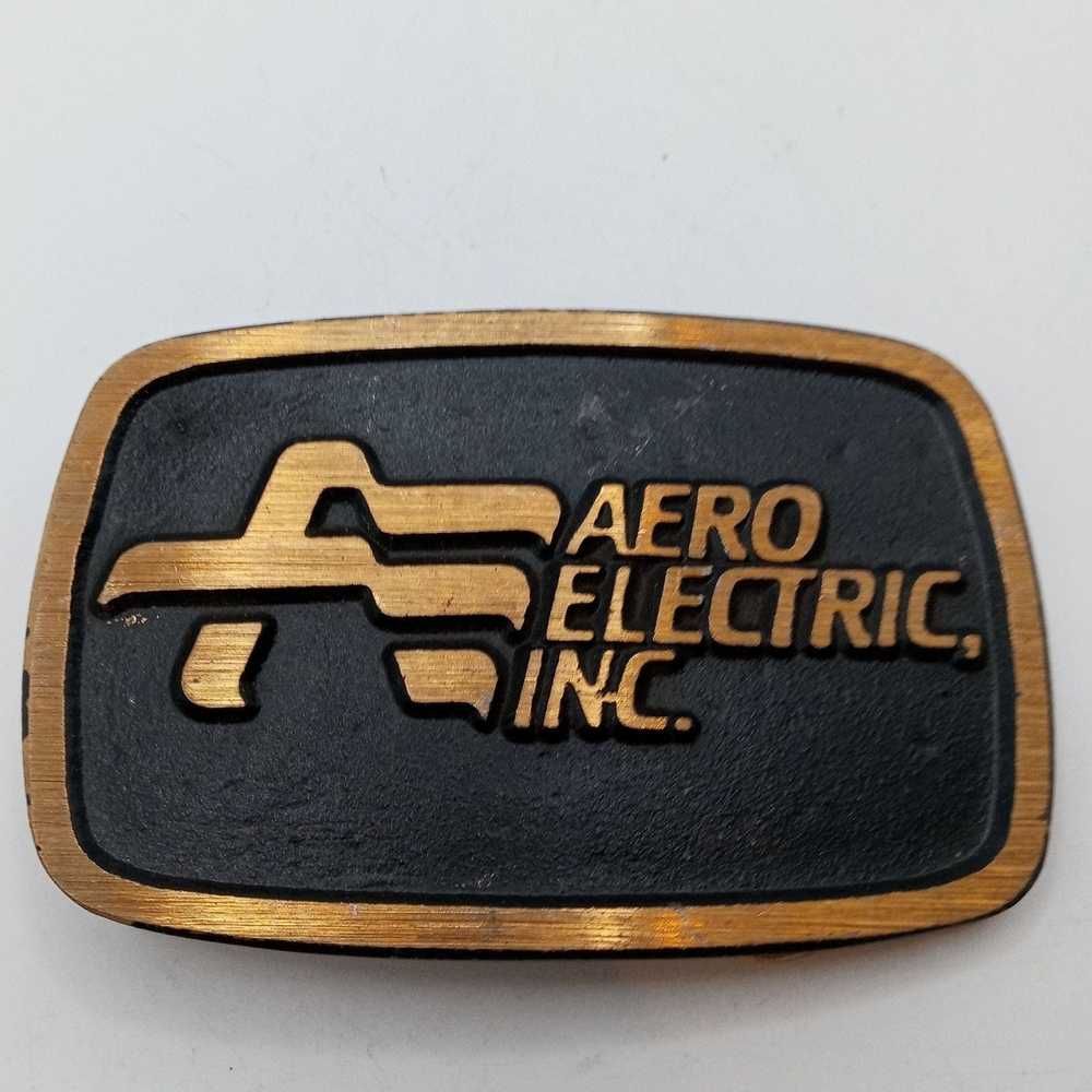 Vintage Aero Electric Inc Belt Buckle Vintage Wic… - image 7