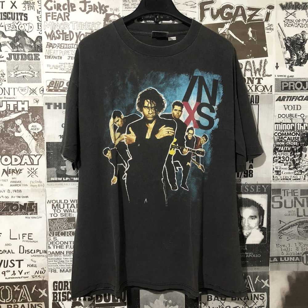 Band Tees × Rock Band × Vintage Sale INXS shirt v… - image 1
