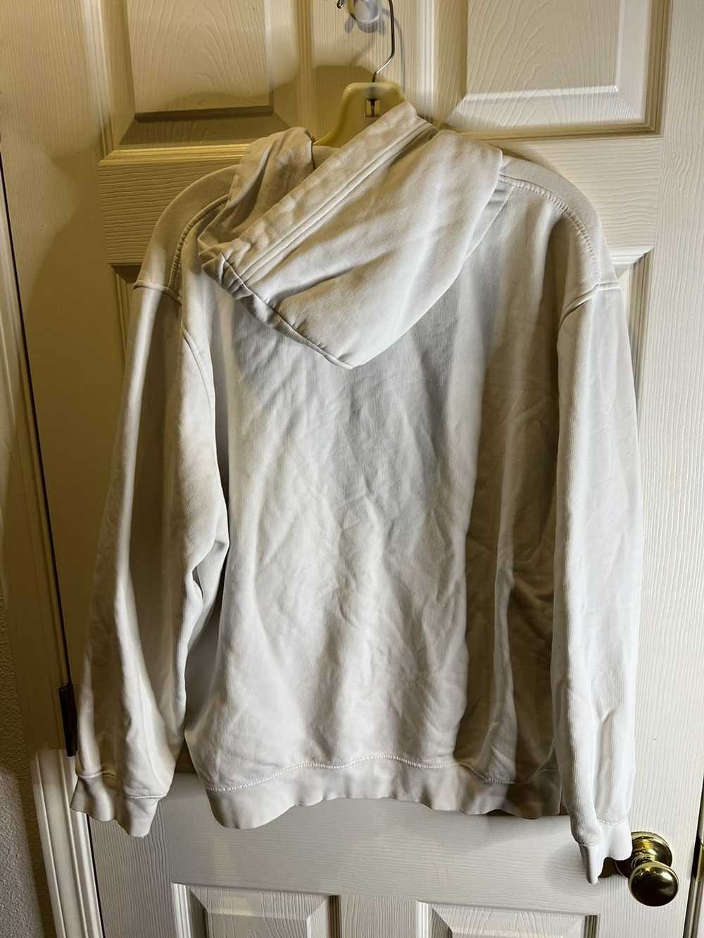 Nike Vintage White Nike Hooded Sweatshirt Size XL… - image 5