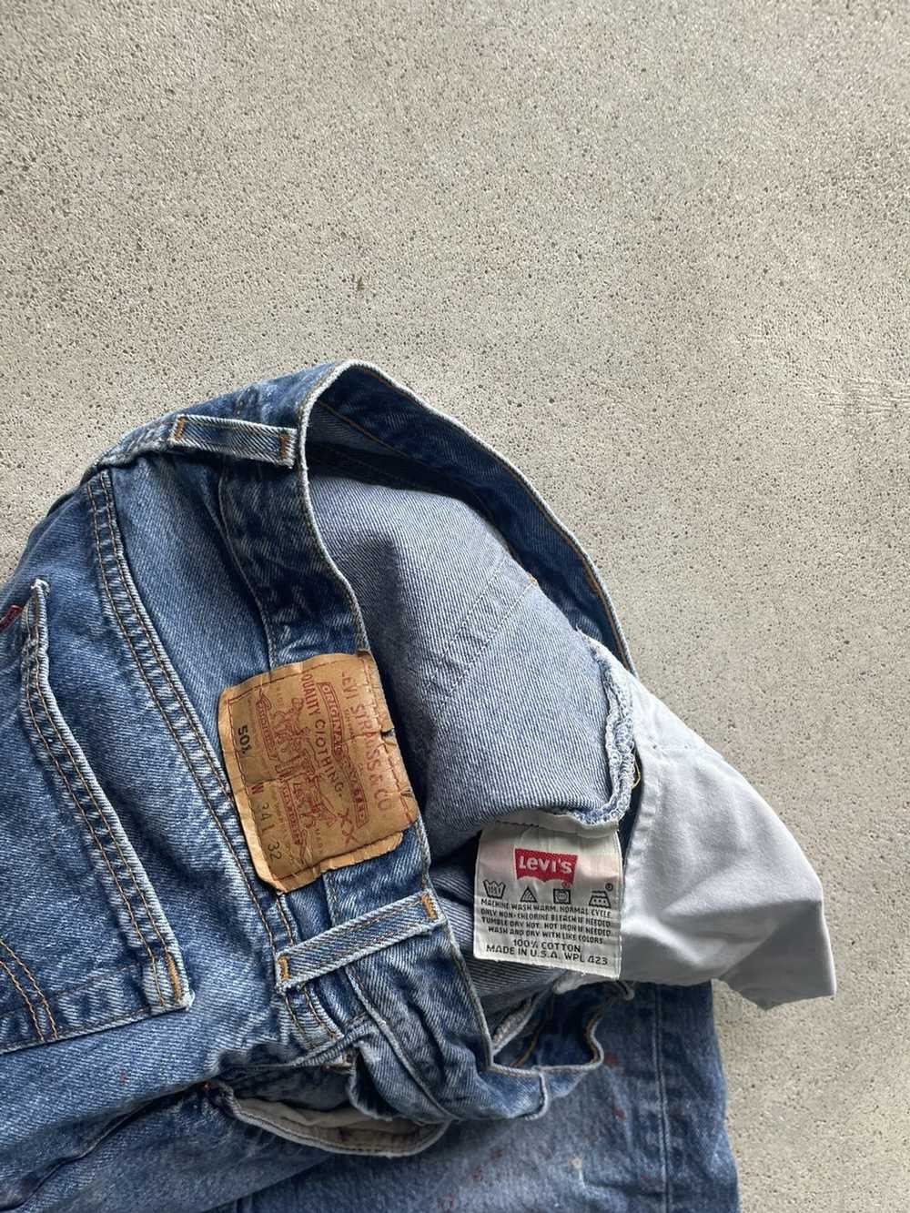 Levi's × Vintage Vintage Made In USA Levi’s Paint… - image 4