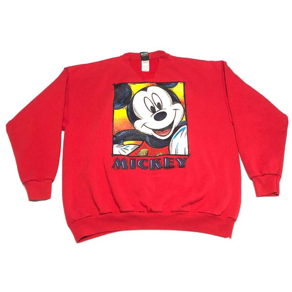 Boy's Disney Mickey & Friends Cowboys T-Shirt - Red - Medium