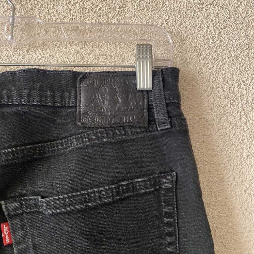 Levi's LEVIS 512 Womens Jeans Black Skinny Taper … - image 10
