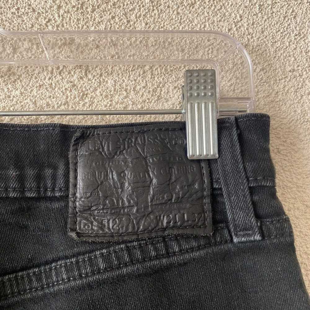 Levi's LEVIS 512 Womens Jeans Black Skinny Taper … - image 2