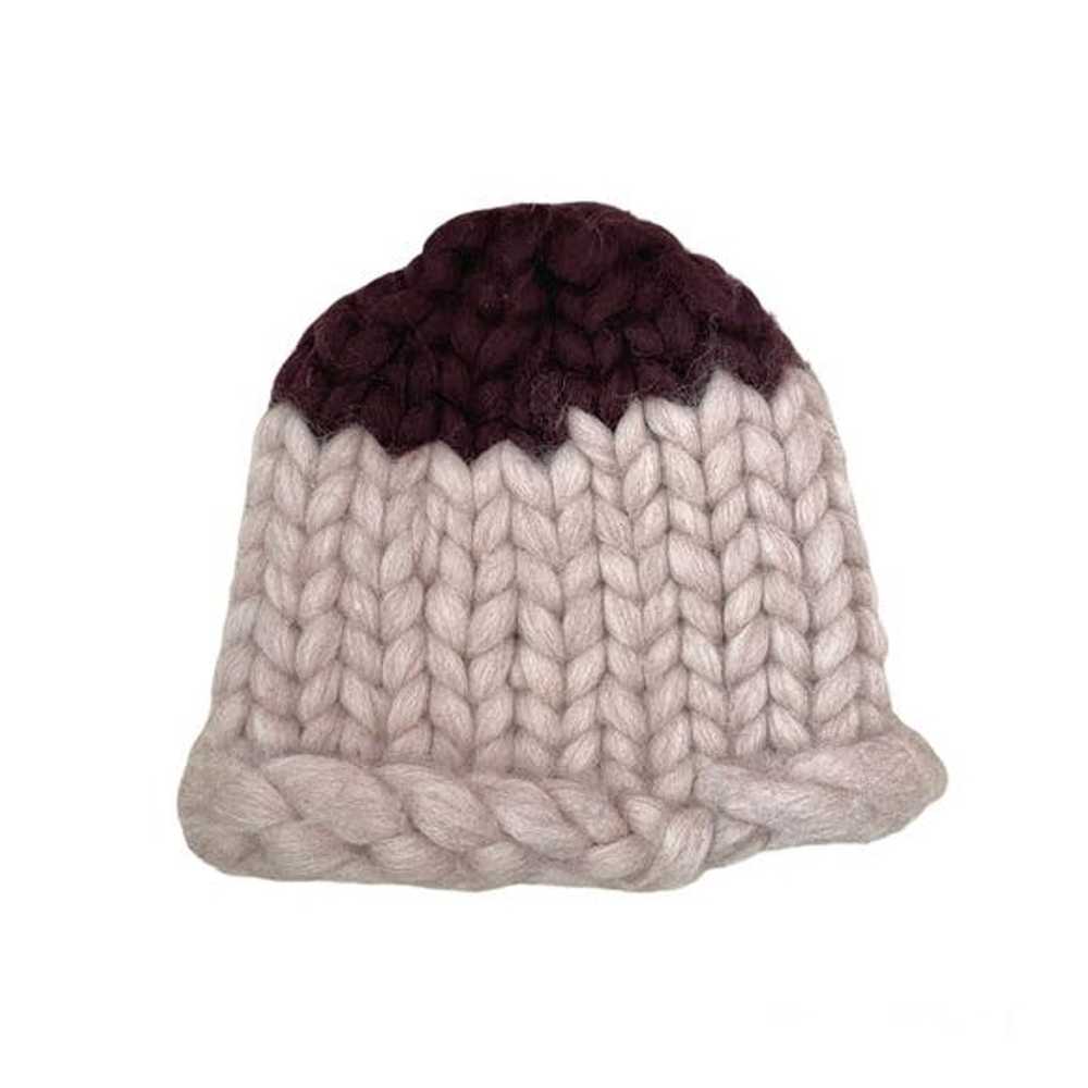 Other Super Chunky Korean 100% Wool Knit Beanie H… - image 7