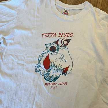 Band Tees × Vintage Vintage 90s Terra Blues T-Shir