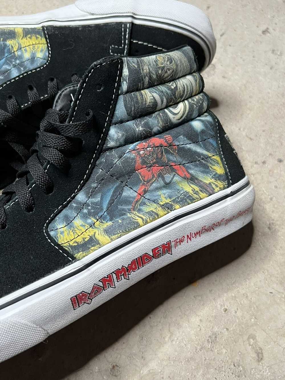 Iron Maiden × Vans × Vintage Vans iron maiden sk8-hi … - Gem