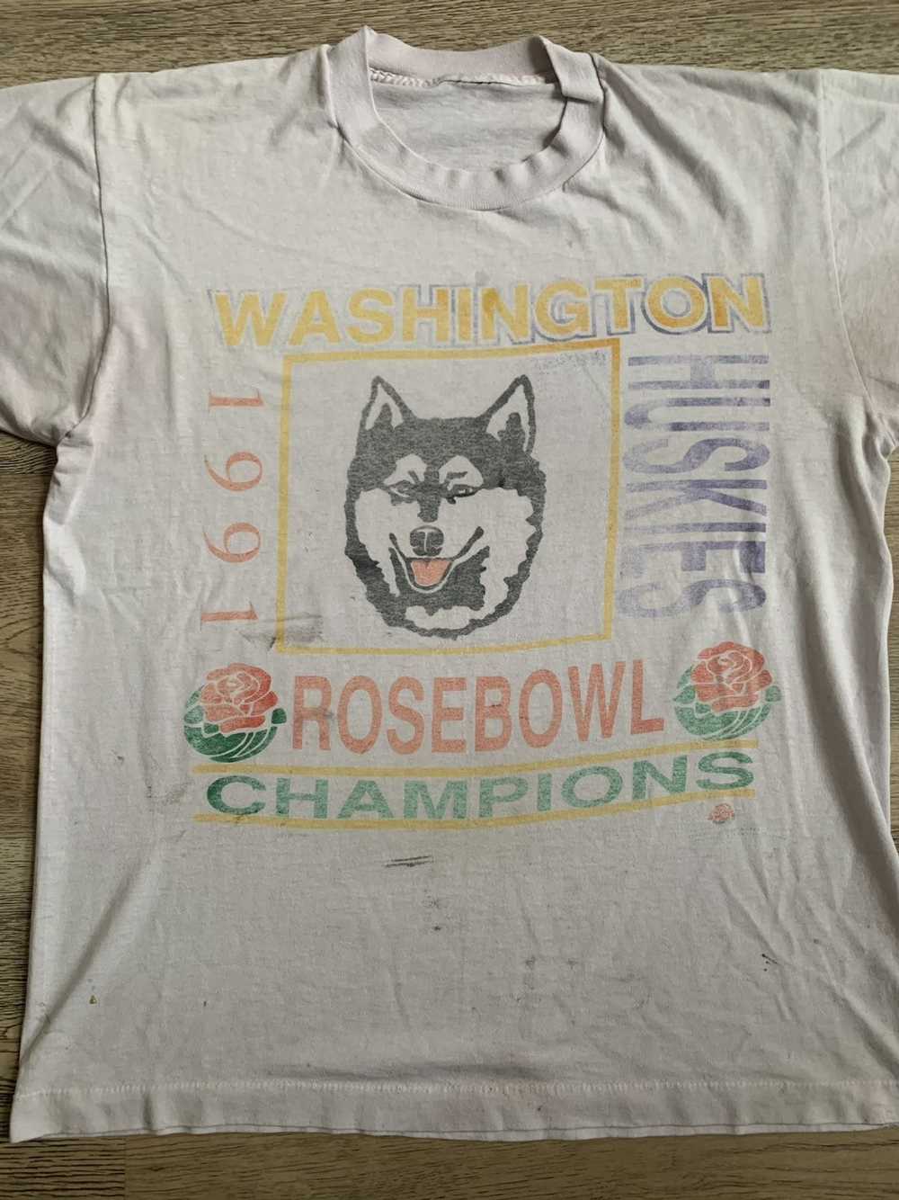 Ncaa × Vintage u of washington vintage tee - image 2