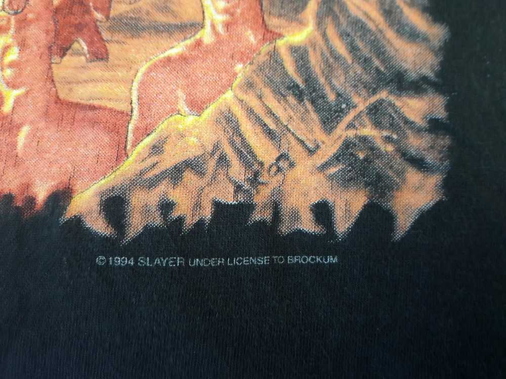 Slayer × Vintage Vintage 1994 Slayer Tour T-Shirt - image 3