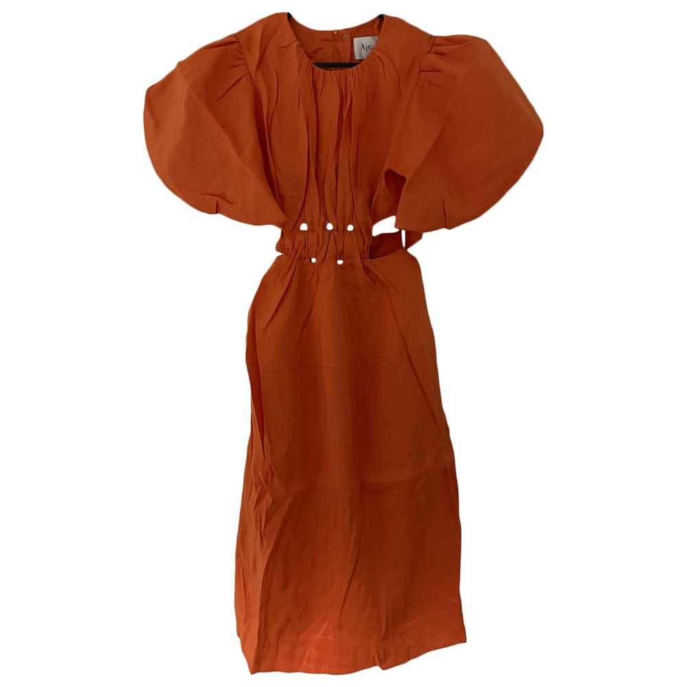 Aje Linen mid-length dress - image 1