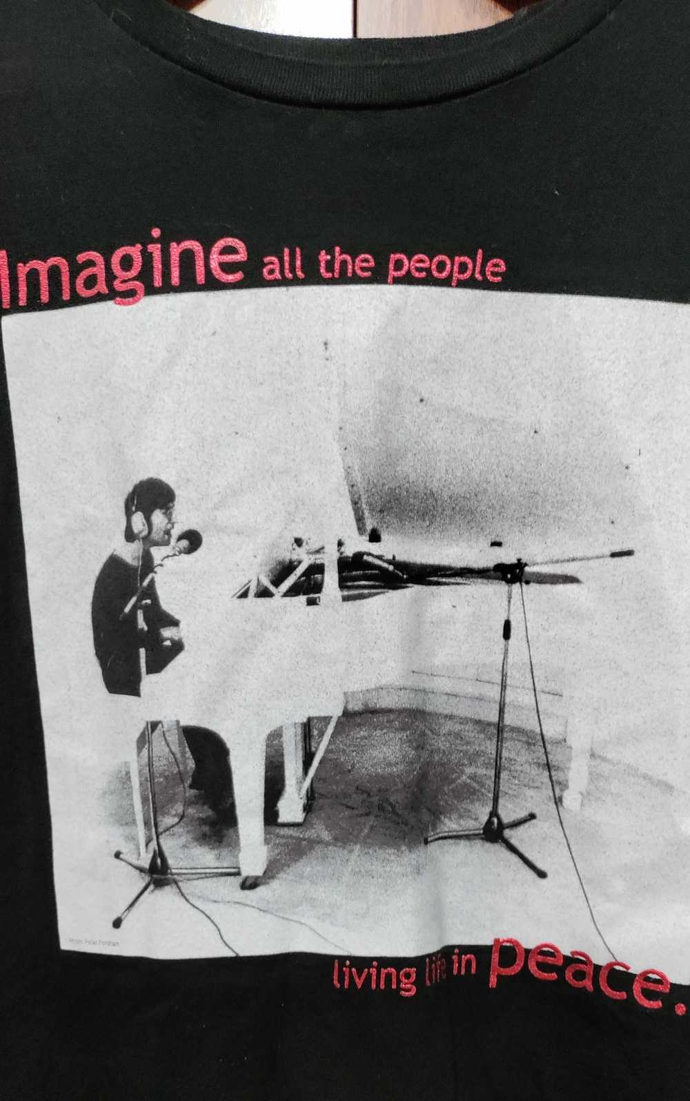 Band Tees Vintage 2010 John Lennon Imagine band t… - image 2