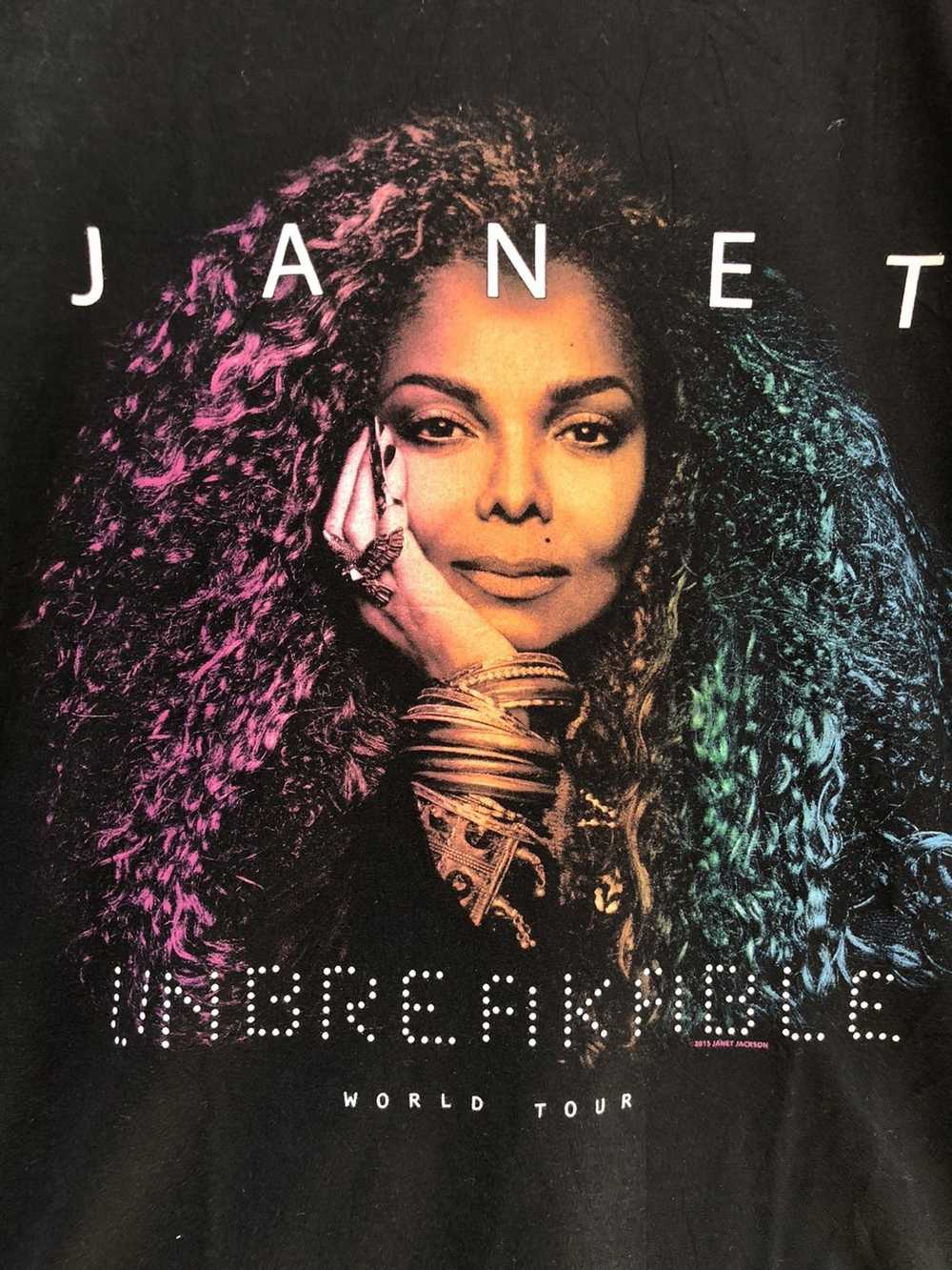 Band Tees × Vintage JANET JACKSON UNBREAKABLE WOR… - image 3