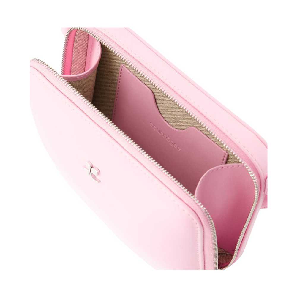 Courrèges Shoulder bag Leather in Pink - image 4