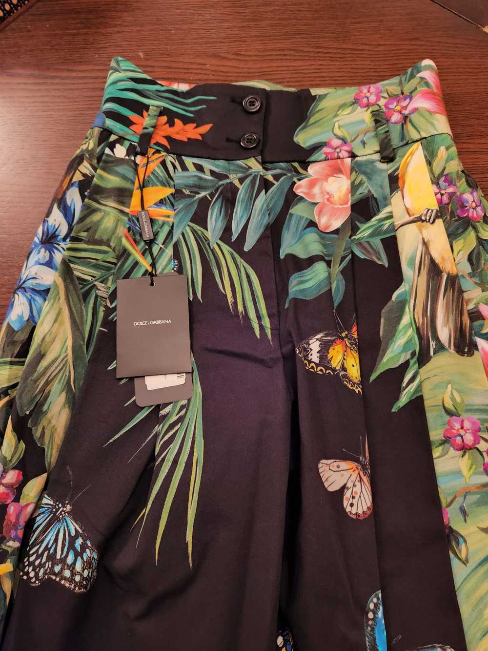 Dolce & Gabbana Tropical Print High Waist pants - image 3