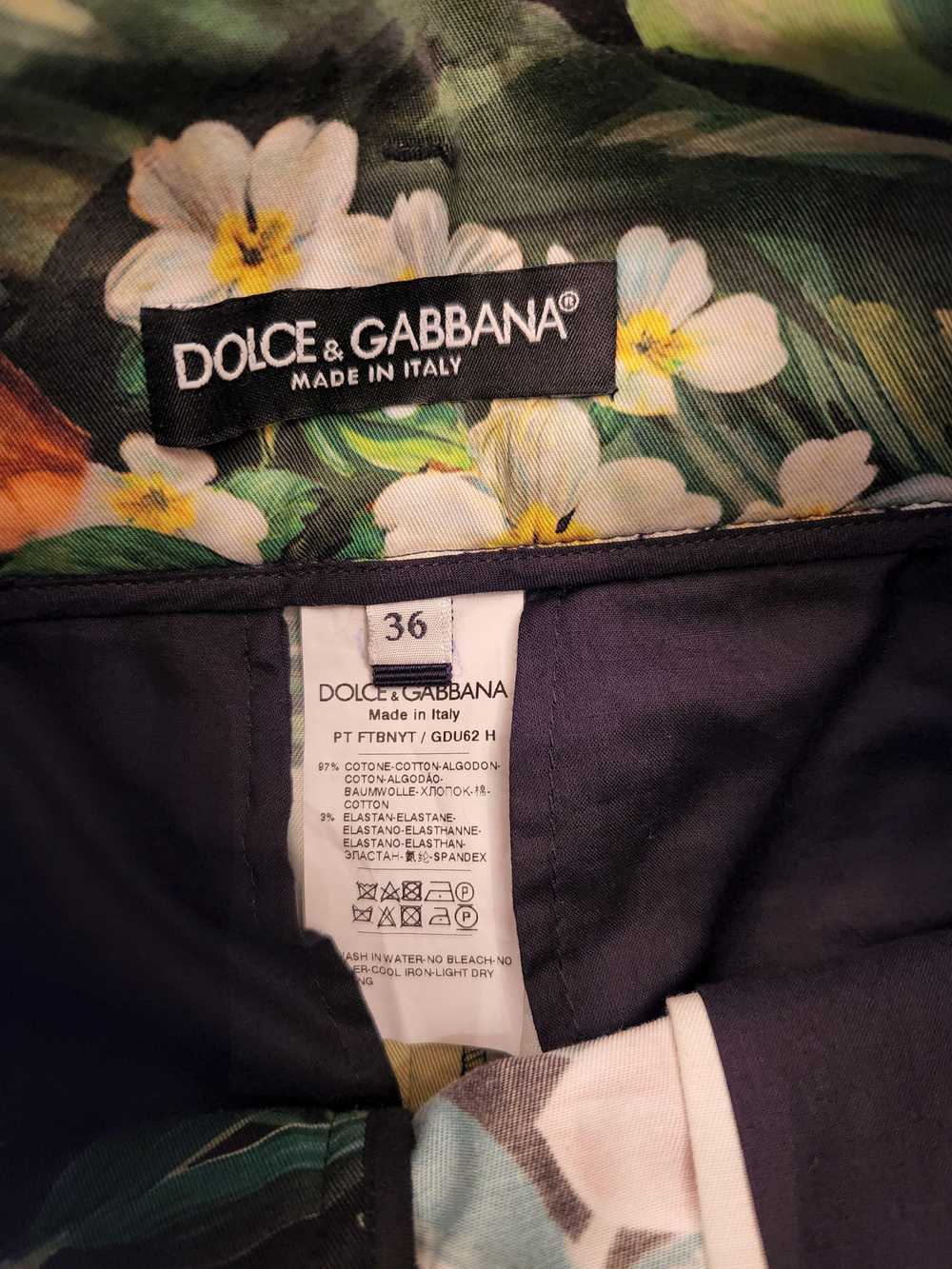 Dolce & Gabbana Tropical Print High Waist pants - image 5