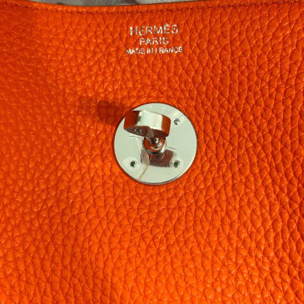 Hermès Lindy leather handbag - image 7