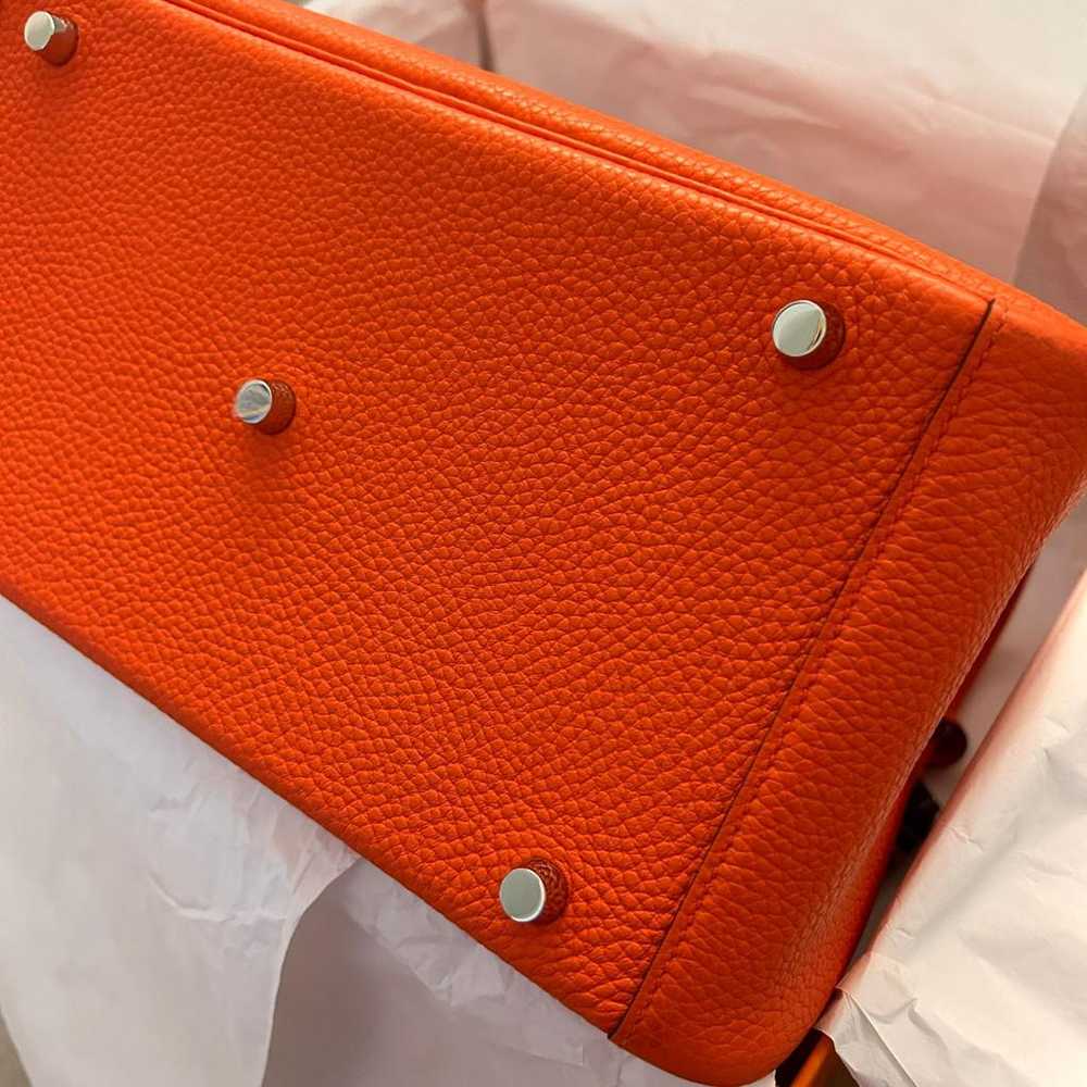 Hermès Lindy leather handbag - image 9