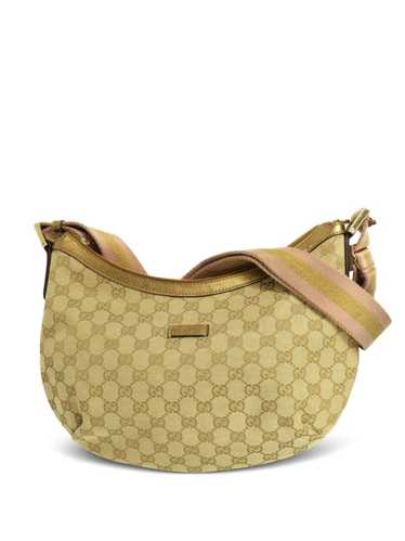 Gucci Pre-Owned 1990-2000 Monogram Panelled Chain Shoulder Bag