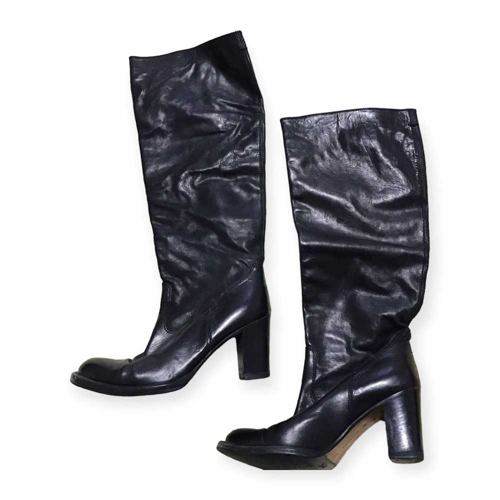Barbara Bui Barbara Bui black leather knee high b… - image 1