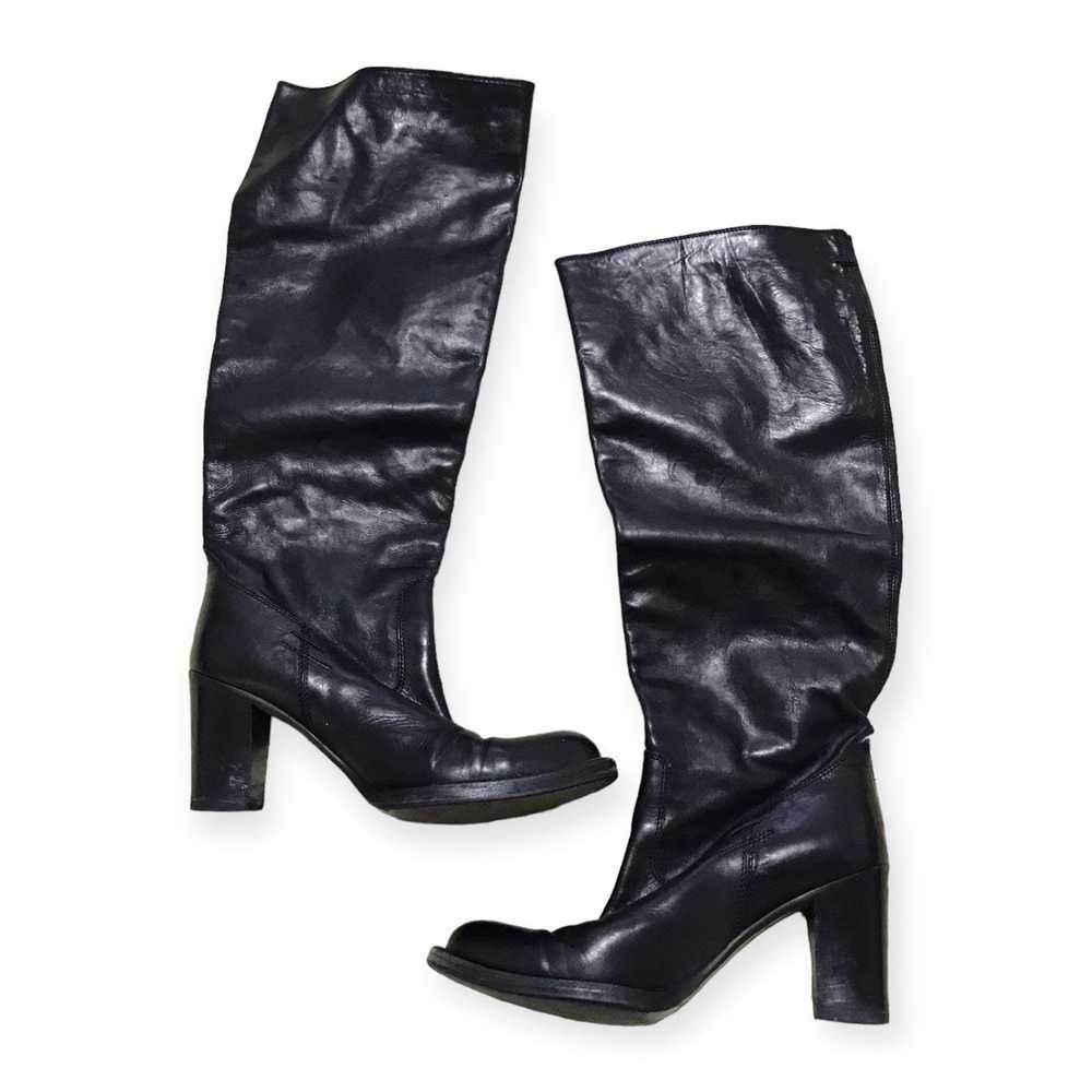 Barbara Bui Barbara Bui black leather knee high b… - image 2