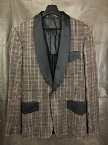 Maison Margiela OG AW06 window pane tuxedo blazer 