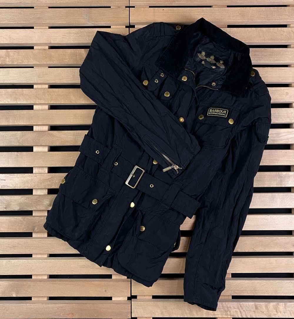 Barbour × Luxury Womens Belted Jacket Barbour SMU… - image 1