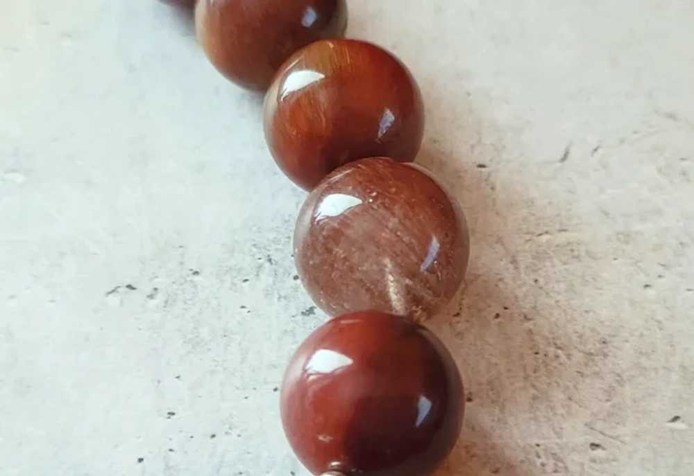 Red Rutilated Quartz Necklace - image 3