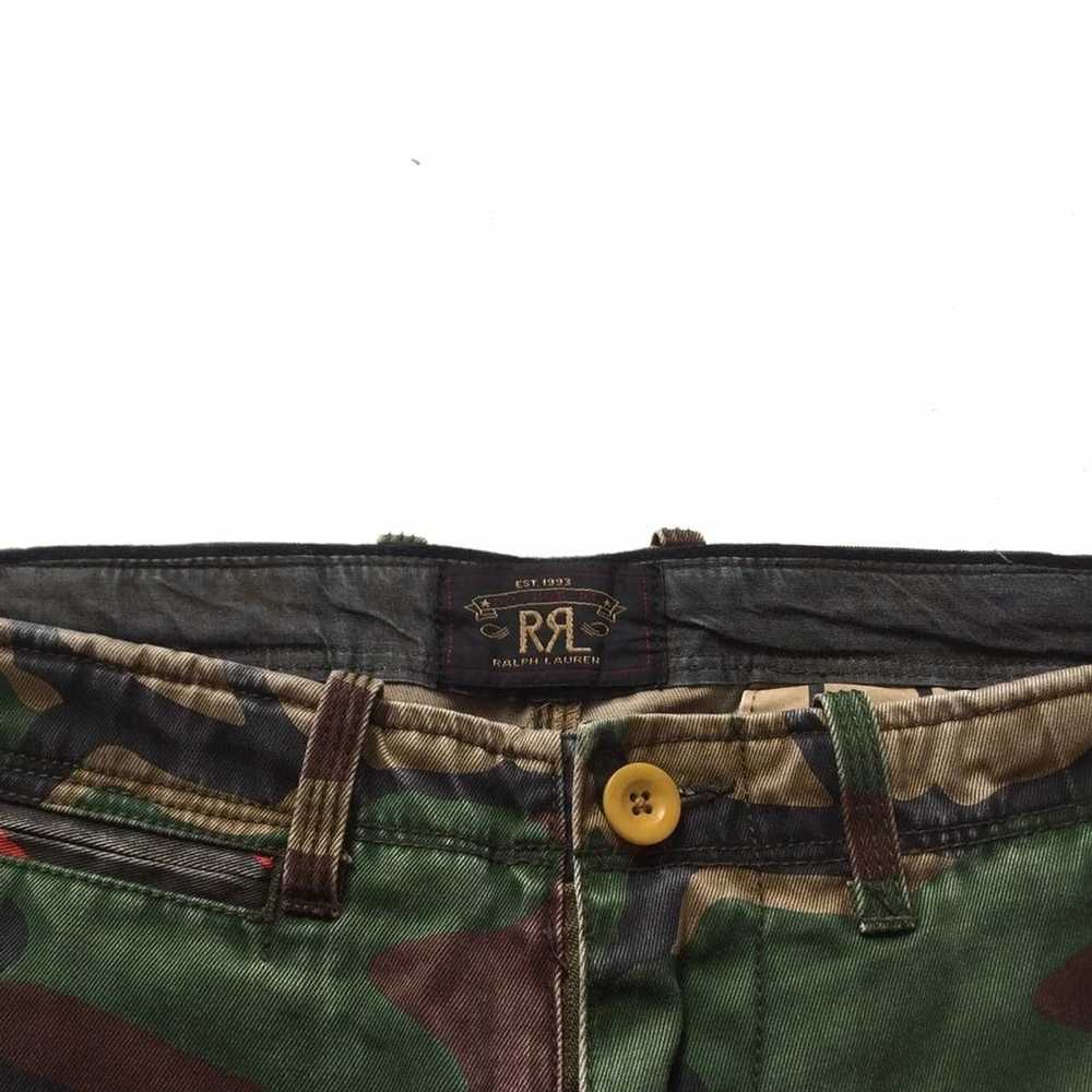 RRL Ralph Lauren RRL camo usa flag patch pants - image 2