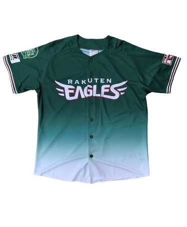 Vintage Majestic JAPAN Tohoku Rakuten Golden Eagles Baseball Jersey L NWOT