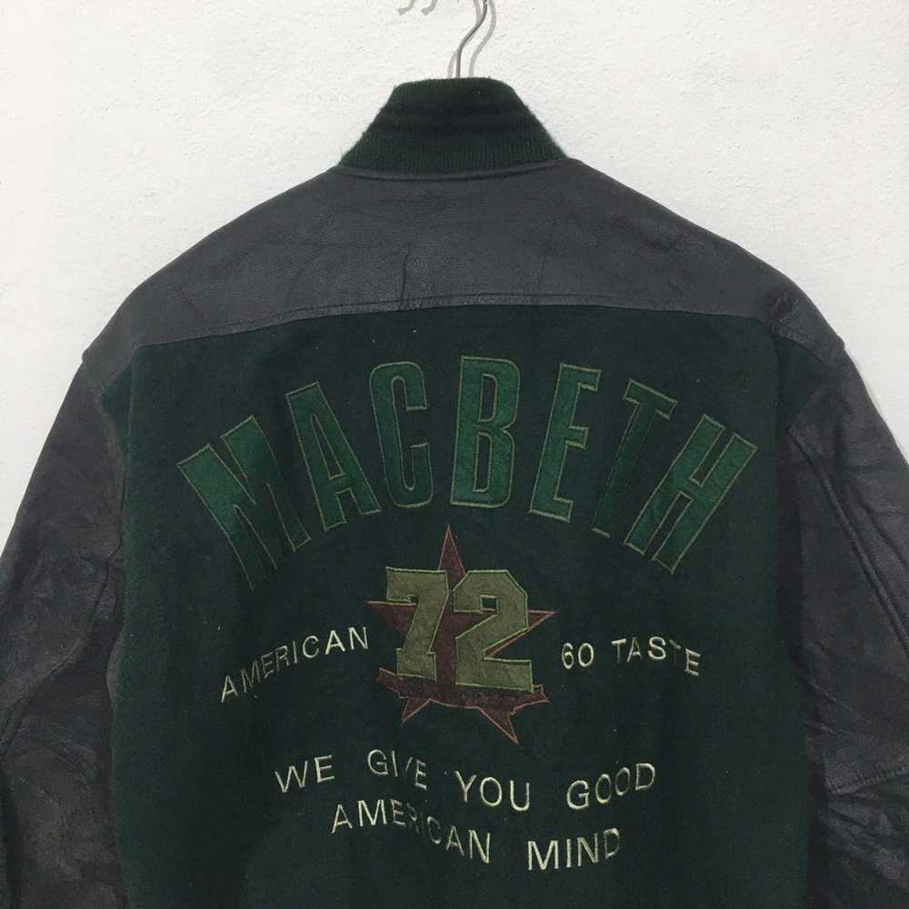 Macbeth × Varsity Jacket × Vintage Vintage 90s Ma… - image 11