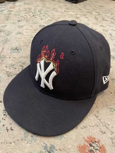 New York Yankees New Era 5950 Fitted Hats (RED) ‚Äì Custom Grey