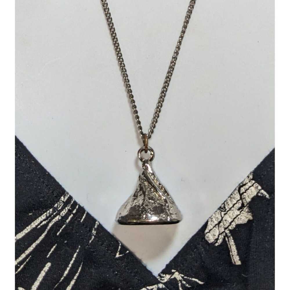 Other Silver Hershey Kiss Necklace - image 1