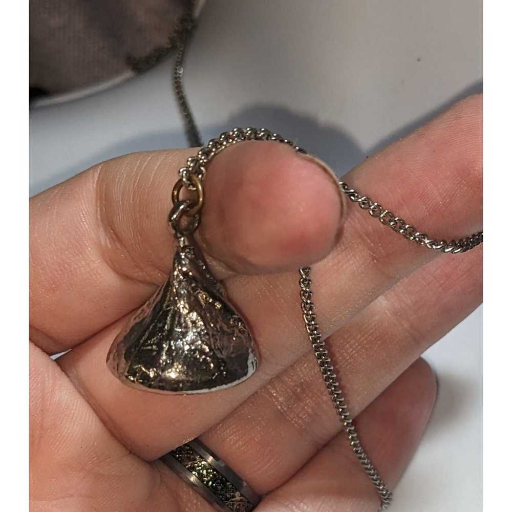 Other Silver Hershey Kiss Necklace - image 5