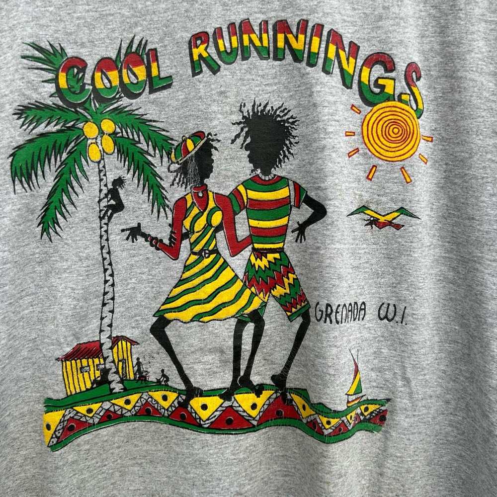 Vintage Vintage Cool Runnings Shirt / Rasta Vibes… - image 3