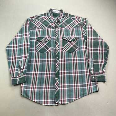 Anchor Blue × Vintage Vintage Anchor Blue Flannel… - image 1