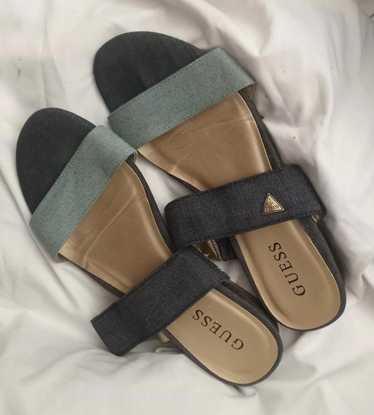 Guess Guess Flat Shoes Blue and Lt Blue