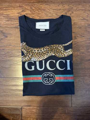 Gucci White Cotton Snake Ring Printed Crew Neck T-Shirt S Gucci