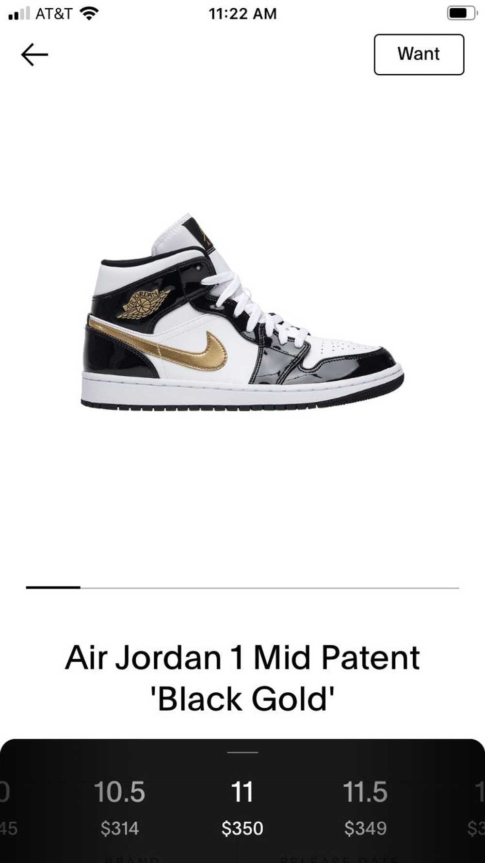 Jordan Brand Air Jordan 1 Mid Patent Black Gold - image 11