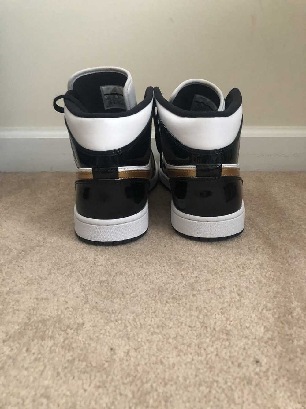 Jordan Brand Air Jordan 1 Mid Patent Black Gold - image 5